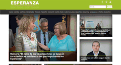 Desktop Screenshot of esperanza.gov.ar